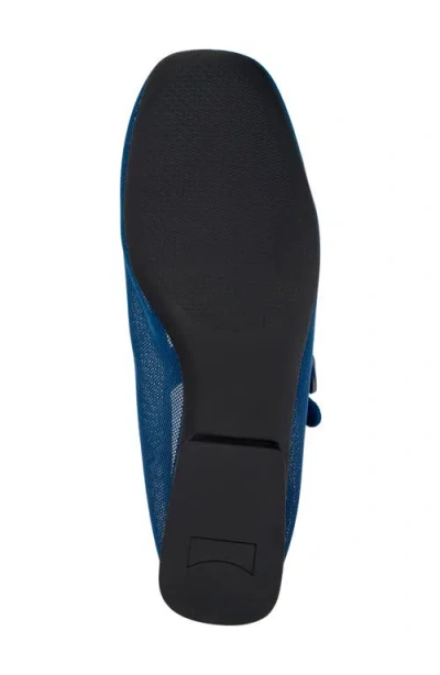 Camper Casi Myra Buckle Ballerinas In Blue