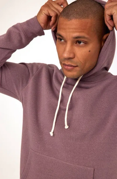 Threads 4 Thought Fleece Pullover Hoodie In Purple