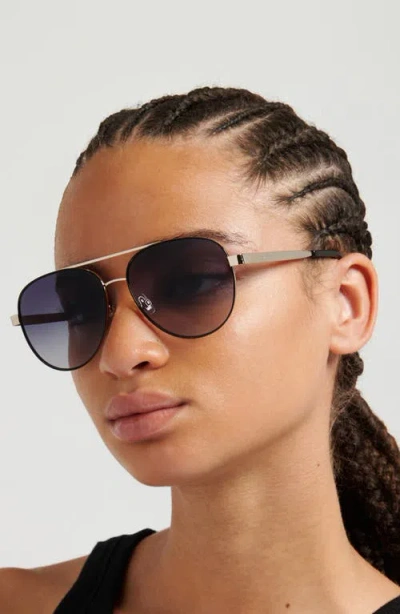 Fossil 58mm Gradient Pilot Sunglasses In Blue