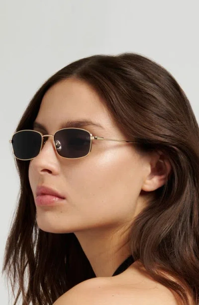 Victoria Beckham 55mm Rectangular Sunglasses In Black