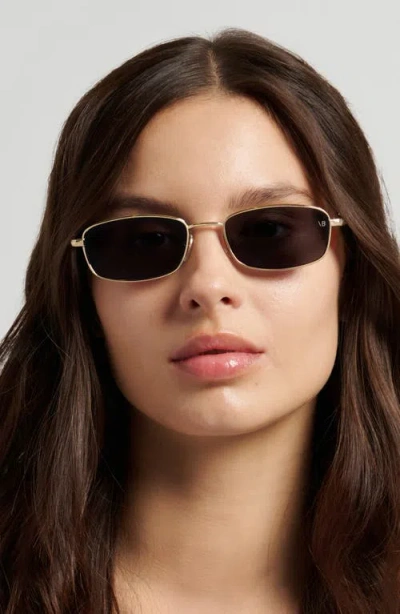 Victoria Beckham 55mm Rectangular Sunglasses In Black