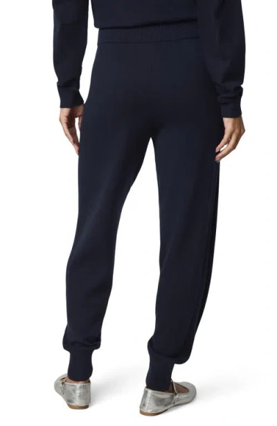 Splendid Phoebe Silk-blend Sweater Jogger In Blue