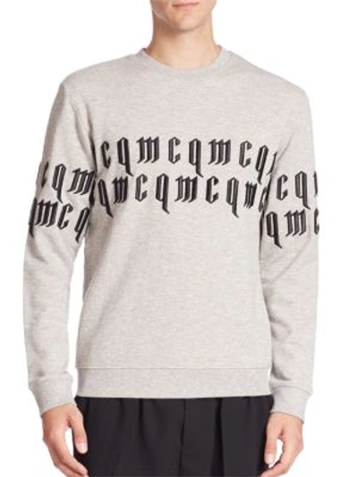 Shop Mcq By Alexander Mcqueen Clean Crewneck Sweatshirt In Grey