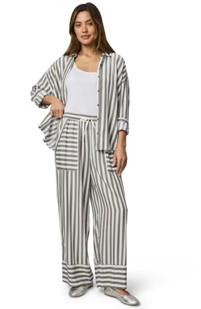 Splendid Ella Stripe Drawstring Pants In Multi