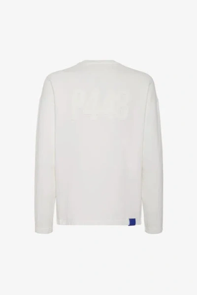 P448 Organic Cotton Pullover Sweatshirt In White