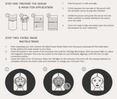 Tab Silverfusionsheetmask 4-pack