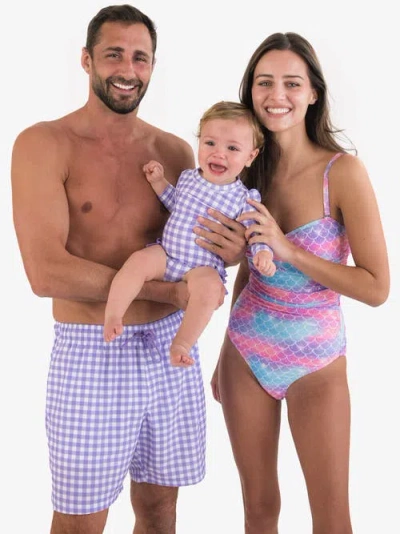 Ruggedbutts Stretch Swim Trunks In Multi