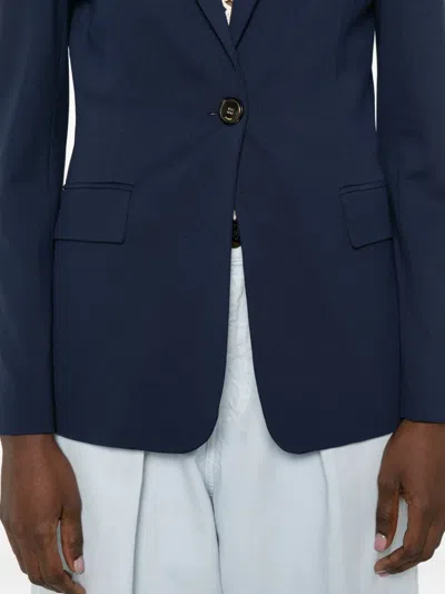 Pinko Flap-pocket Blazer In Blue