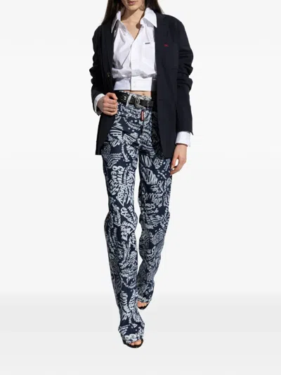 Dsquared2 Printed Trousers In Multi