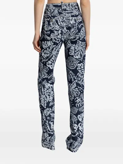 Dsquared2 Printed Trousers In Multi