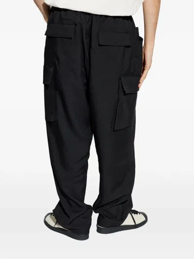 Y-3 Cargo Drawstring Trousers In Blue