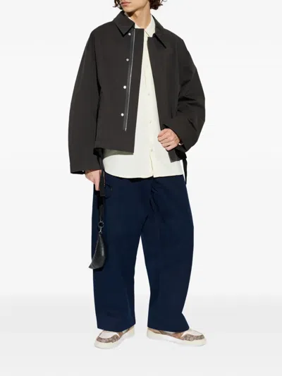 Studio Nicholson Pocket Comba Jacket In Burgundy