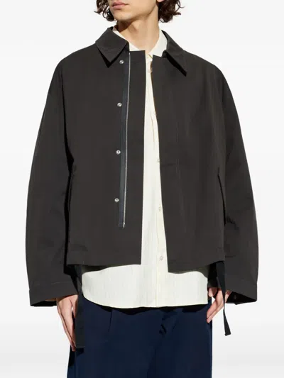 Studio Nicholson Pocket Comba Jacket In Burgundy