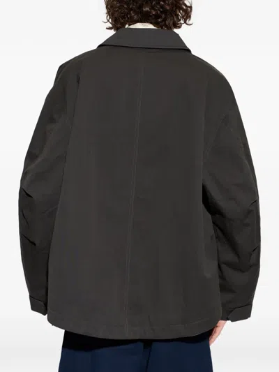 Studio Nicholson Pocket Comba Jacket In Burgundy