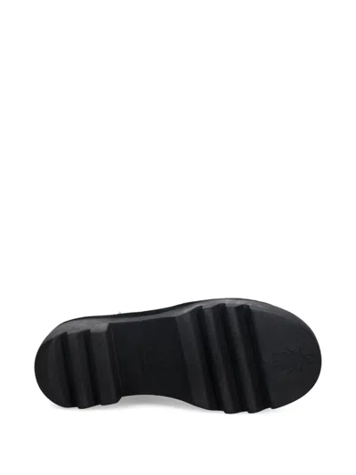Fly London Side-zip Platform Boots In Black