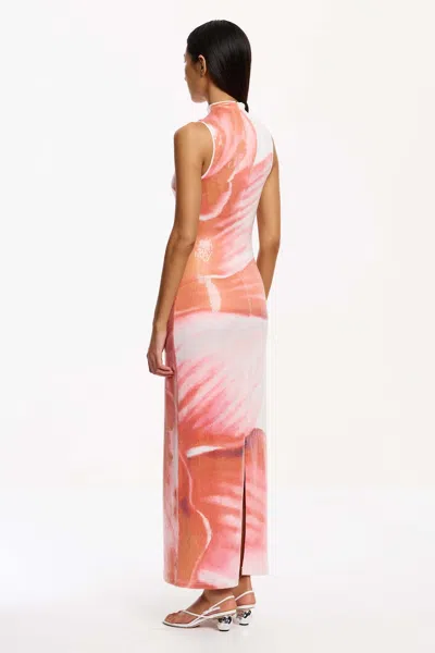 Significant Other Lucinda Maxi Dress Tangerine Bloom In Pink