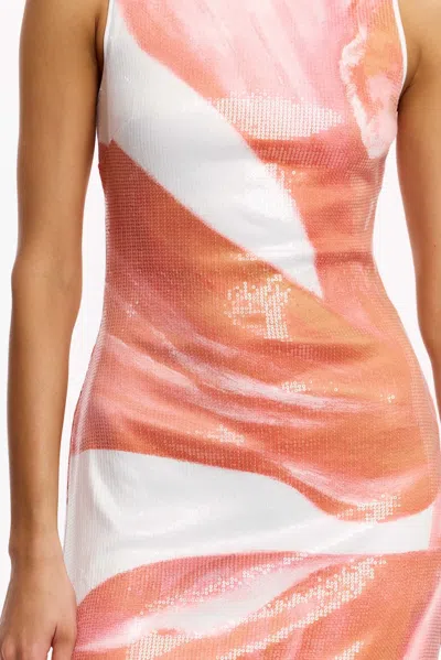 Significant Other Lucinda Maxi Dress Tangerine Bloom In Pink