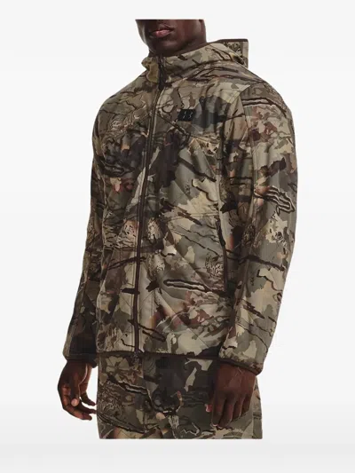 Under Armour Brow Tine Camouflage-pattern Jacket In Multi