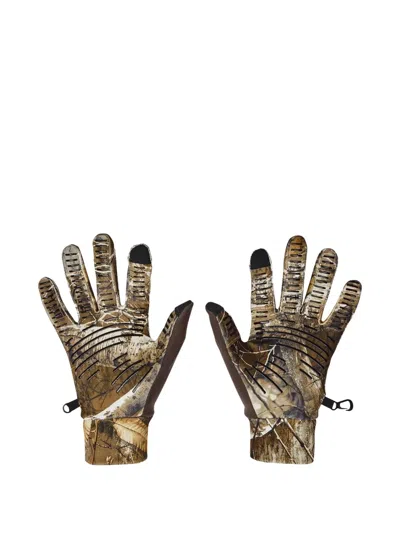 Under Armour Patterned Liner Gloves In Multi