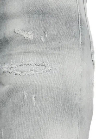 Dsquared2 Distressed Trousers In Gray