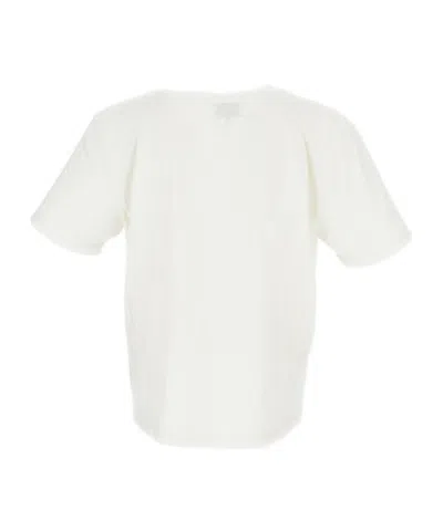 Rhude Graphic Print Crew Neck Short Sleeve T-shirt In White