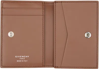 Givenchy Tan Flap Card Holder