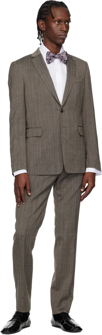 Dries Van Noten Patterned Silk Bow Tie