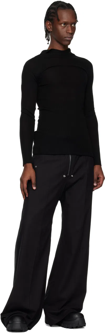 Rick Owens Beatle Bozo Tractor Chelsea Boots In Black