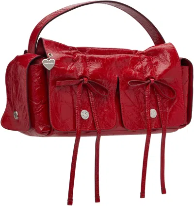 Acne Studios Red Multipocket Bag
