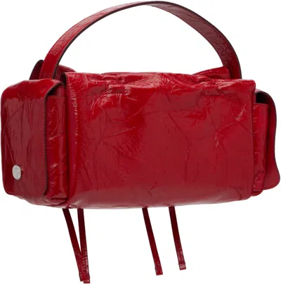 Acne Studios Red Multipocket Bag