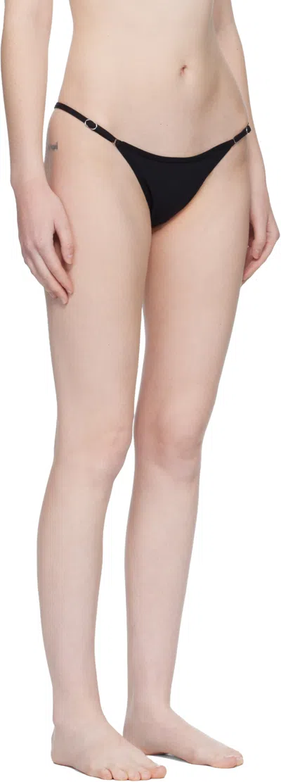 Fruity Booty Black Elissos Bikini Bottom In Multi