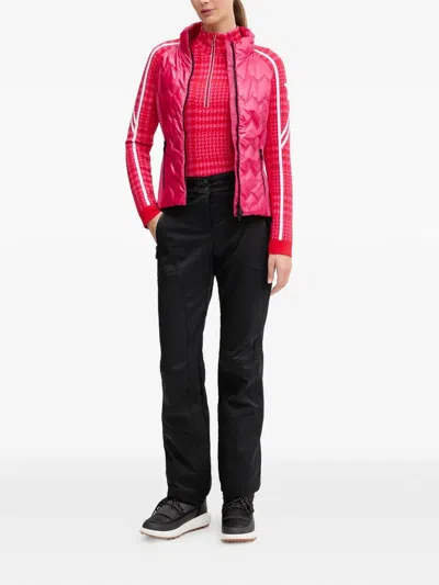 Newland Quilted Stripe Performance Jacket In Multi