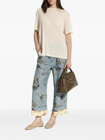 Paul Smith Print Button Trousers In Multi