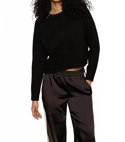 Sanctuary Zip It Sweater In Eclipse In Black