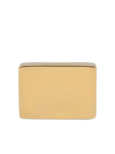 Dries Van Noten Rectangular-signet Ring In Gold