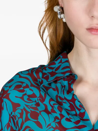 Dries Van Noten Post-back Earrings In Metallic