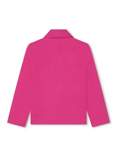 Chloé Notched-collar Single-breasted Blazer In Pink