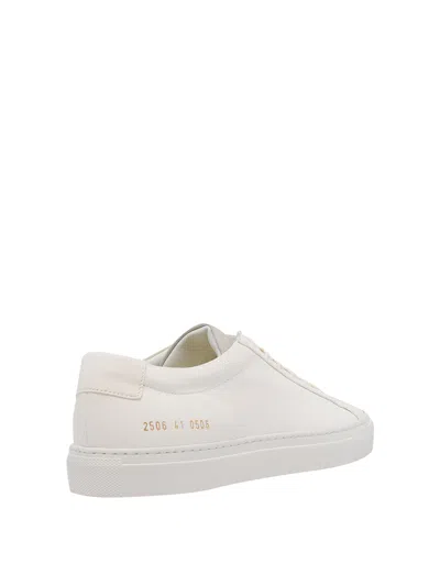 Common Projects Original Achilles Low Leather Sneakers In White