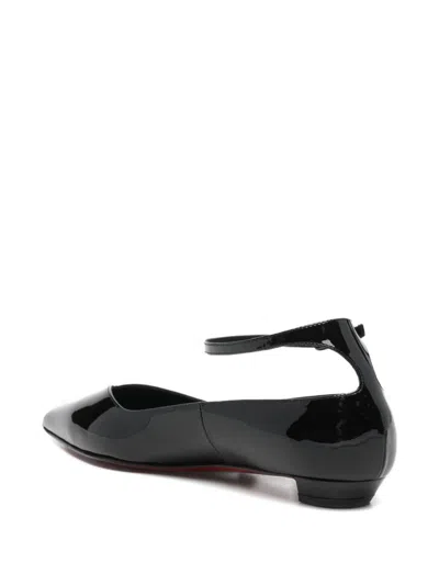 Christian Louboutin Women Erozeena Patent Leather Ballets In Black