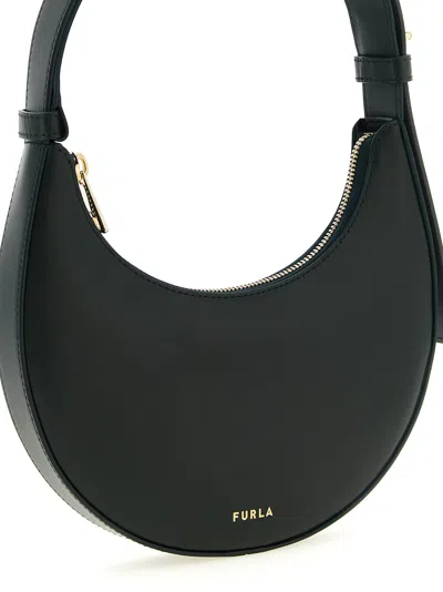 Furla Delizia Mini Bag Nero Black Soft Calf Leather Woman