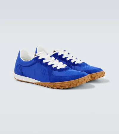 Givenchy Low Top Sneakers Round Toe Rubber Sole In Blue