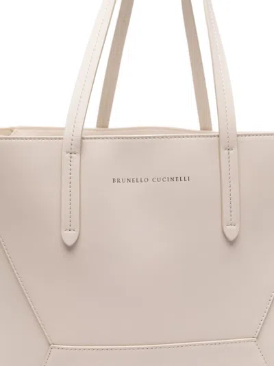 Brunello Cucinelli Bc Duo Logo-detail Shoulder Bag In Pink