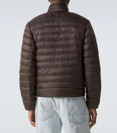 Canada Goose Nylon Down Jacket In Brown