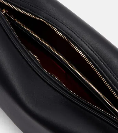 Christian Louboutin Venus Medium Shoulder Bag Structured Top Handles In Black