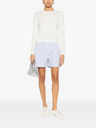 Maje Wool Top In White