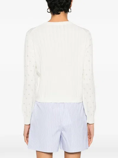 Maje Wool Top In White