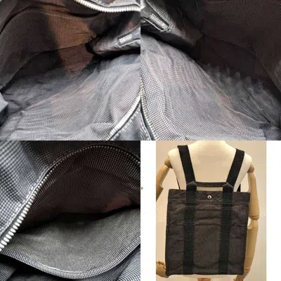 Pre-owned Hermes Gray Canvas Backpack ()