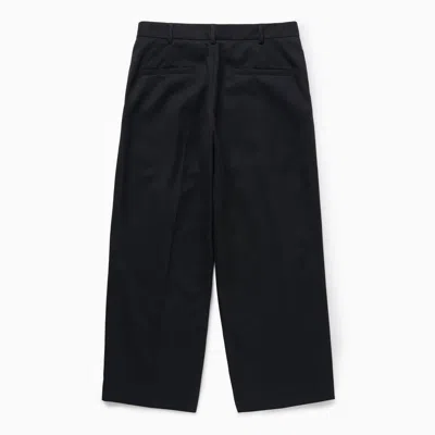 1989 Studio Pleated Chino Trousers With Back Pockets In Black