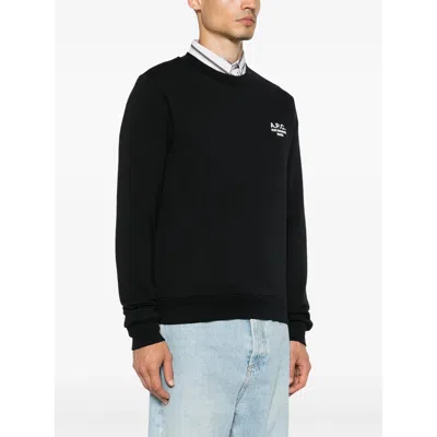 A.p.c. Straight-cut Sweatshirt In Black
