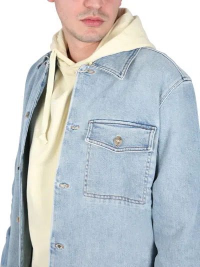 Apc A.p.c. Men Larry Sweatshirt In Yellow